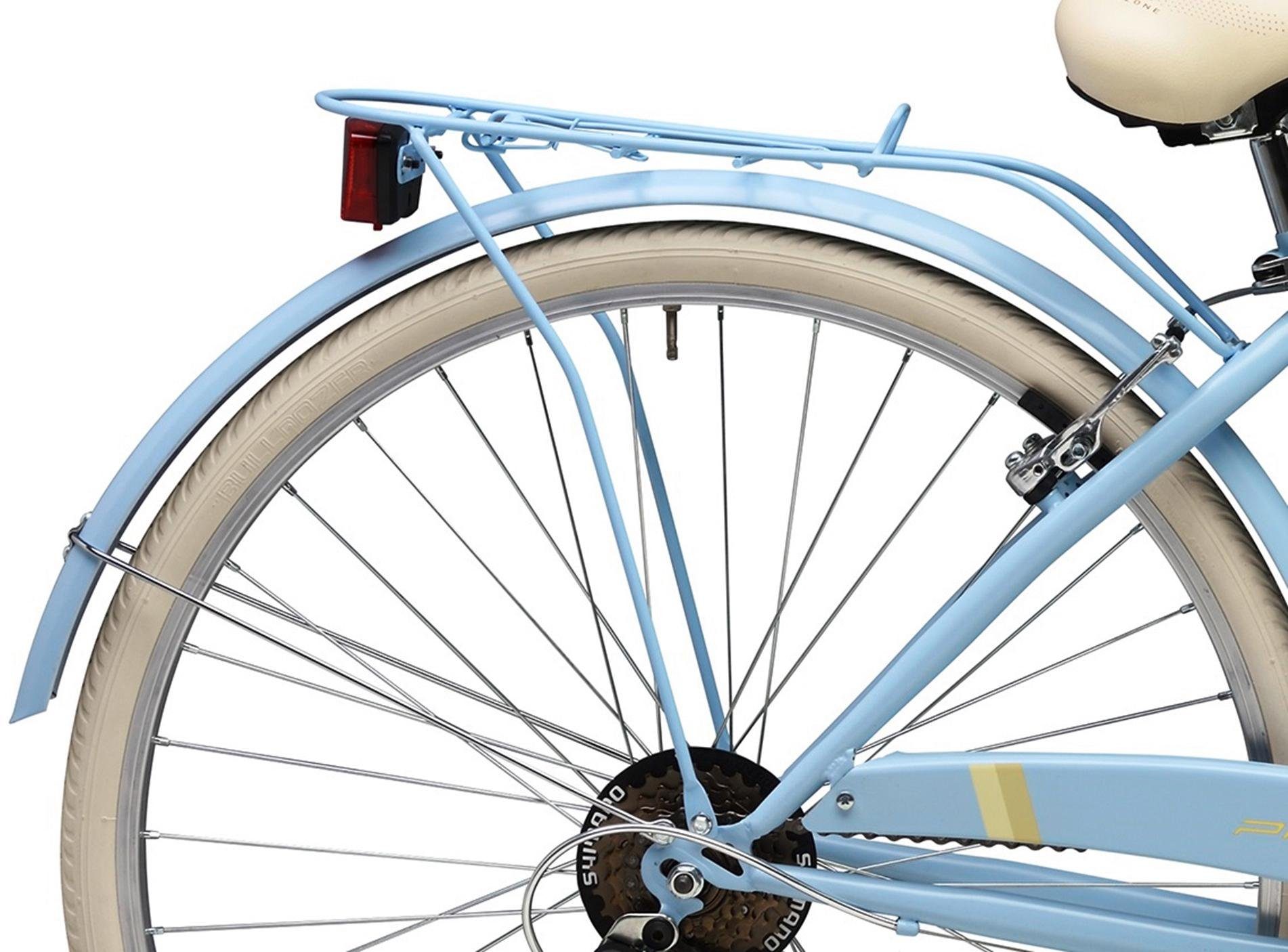 Adriatica Cityrad Panda, 6 Gang Shimano TY21 Schaltwerk, Kettenschaltung
