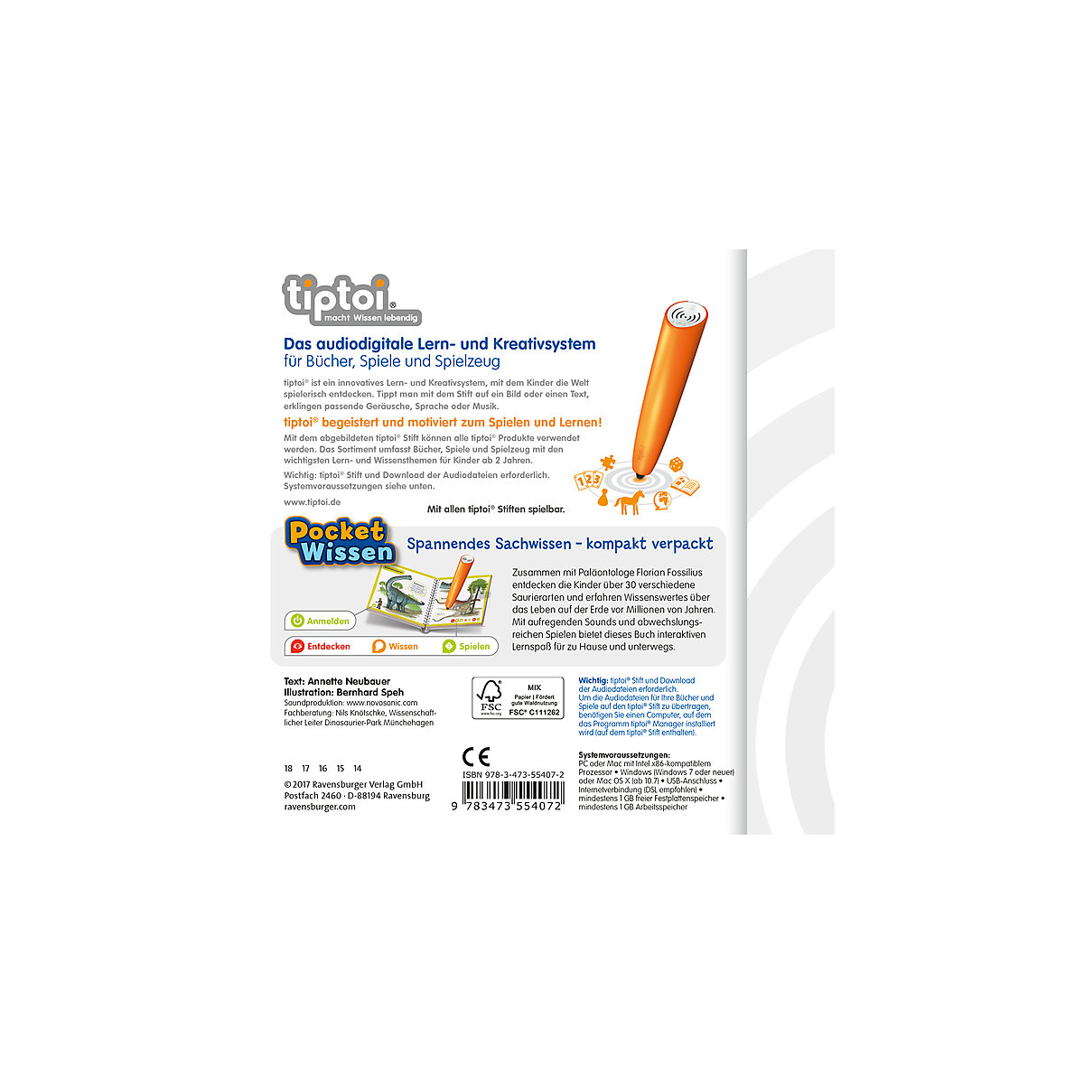 tiptoi® Pocket Wissen: Dinosaurier