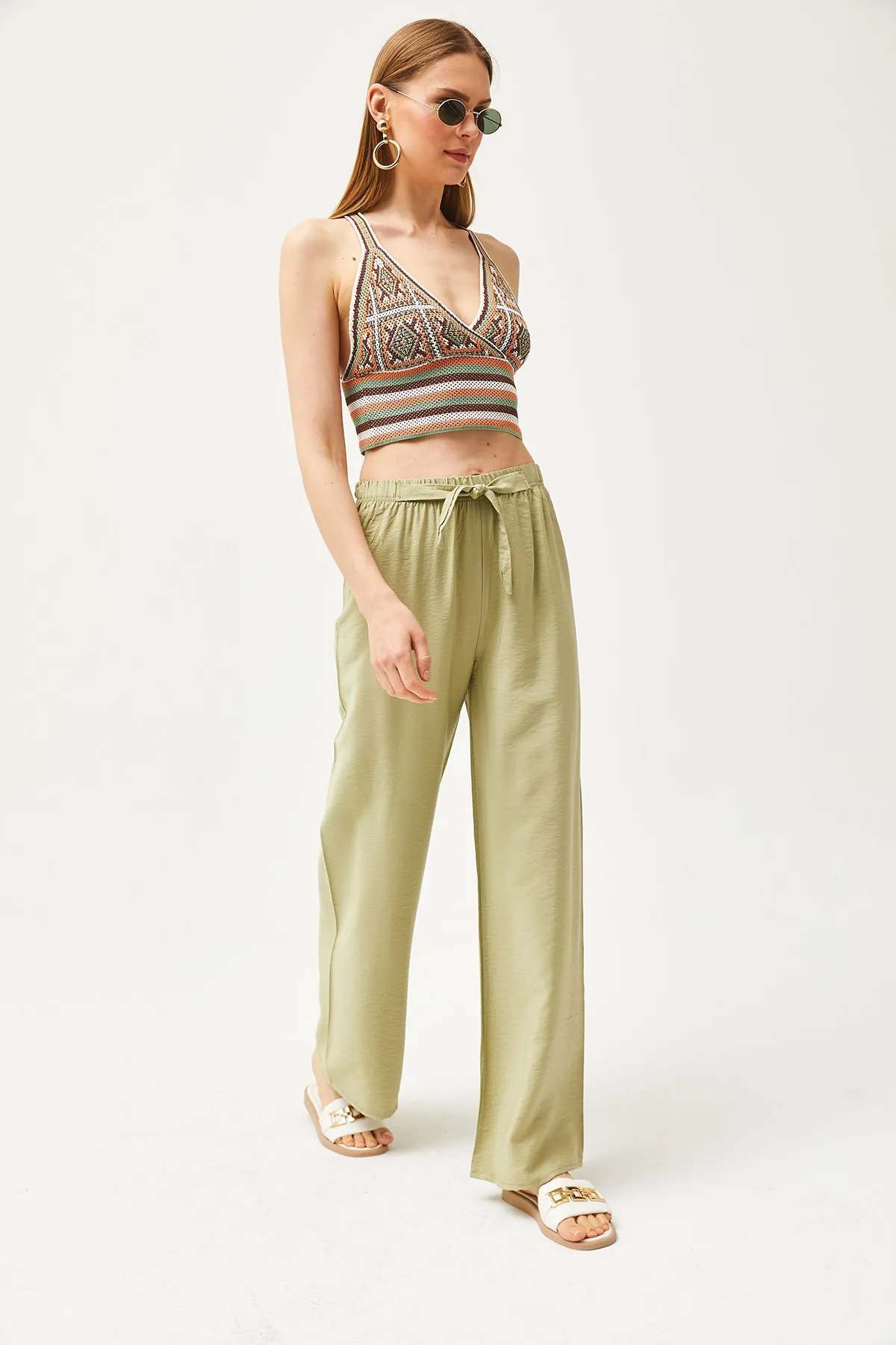 Olalook  Hose - Dunkelblau - Wide Leg