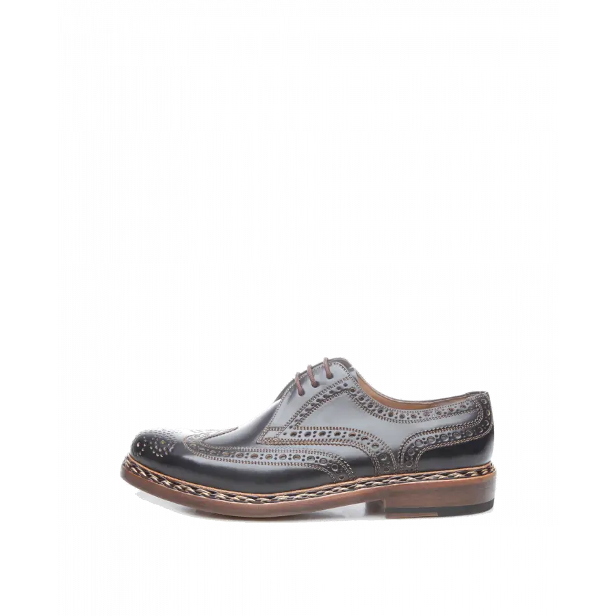 Heinrich Dinkelacker - Businessschuhe Derby BUDA FULL-BROGUE C Cordovan - blau