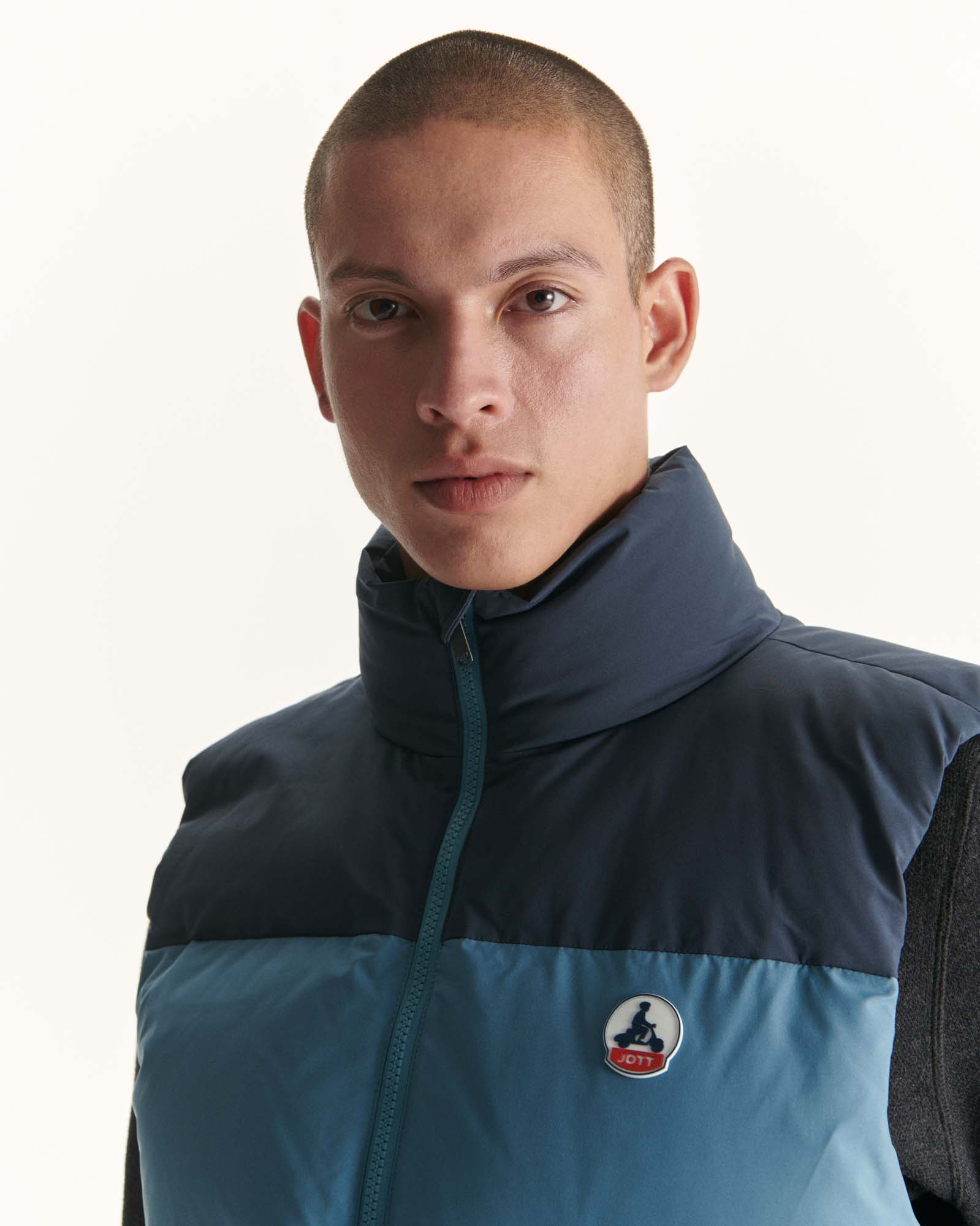 Doudoune bicolore Grand Froid Bleu froid Sakai
