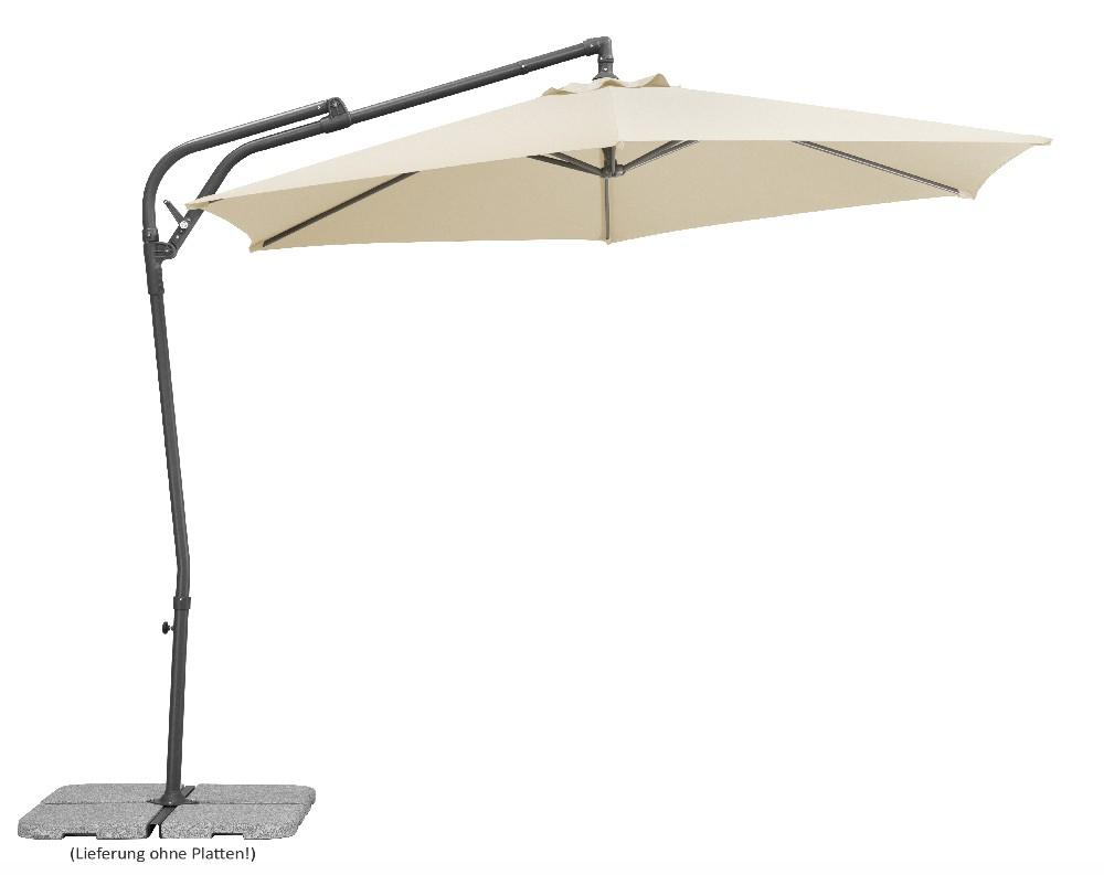 Schneider Schirme Schneider Ampelschirm Genua, ca. 300 cm Ø,natur