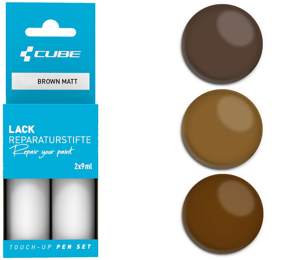 Cube Lackreparaturstift Set BROWN matt kaufen | Bike-Discount