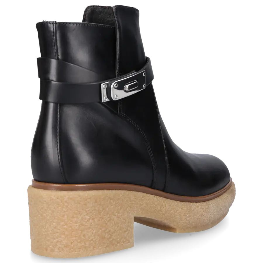 EN AVANT - Stiefeletten 710-03 Kalbsleder - schwarz