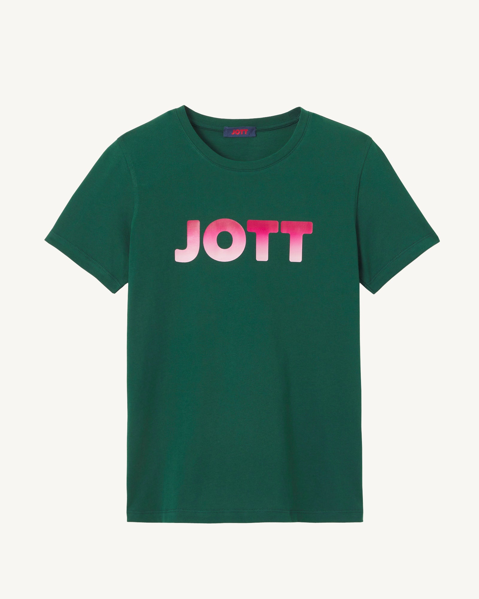 T-shirt en coton biologique Vert foncé Rosas