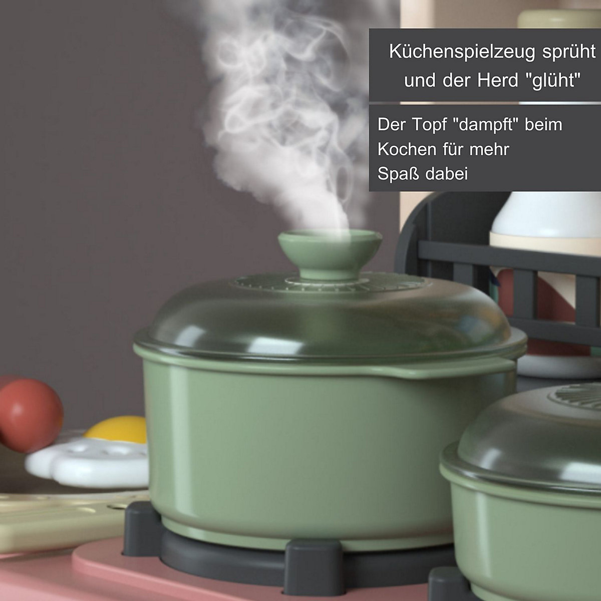 Kinderküche Jasmin Spielküche mit viel Zubehör - ab 3 Jahren