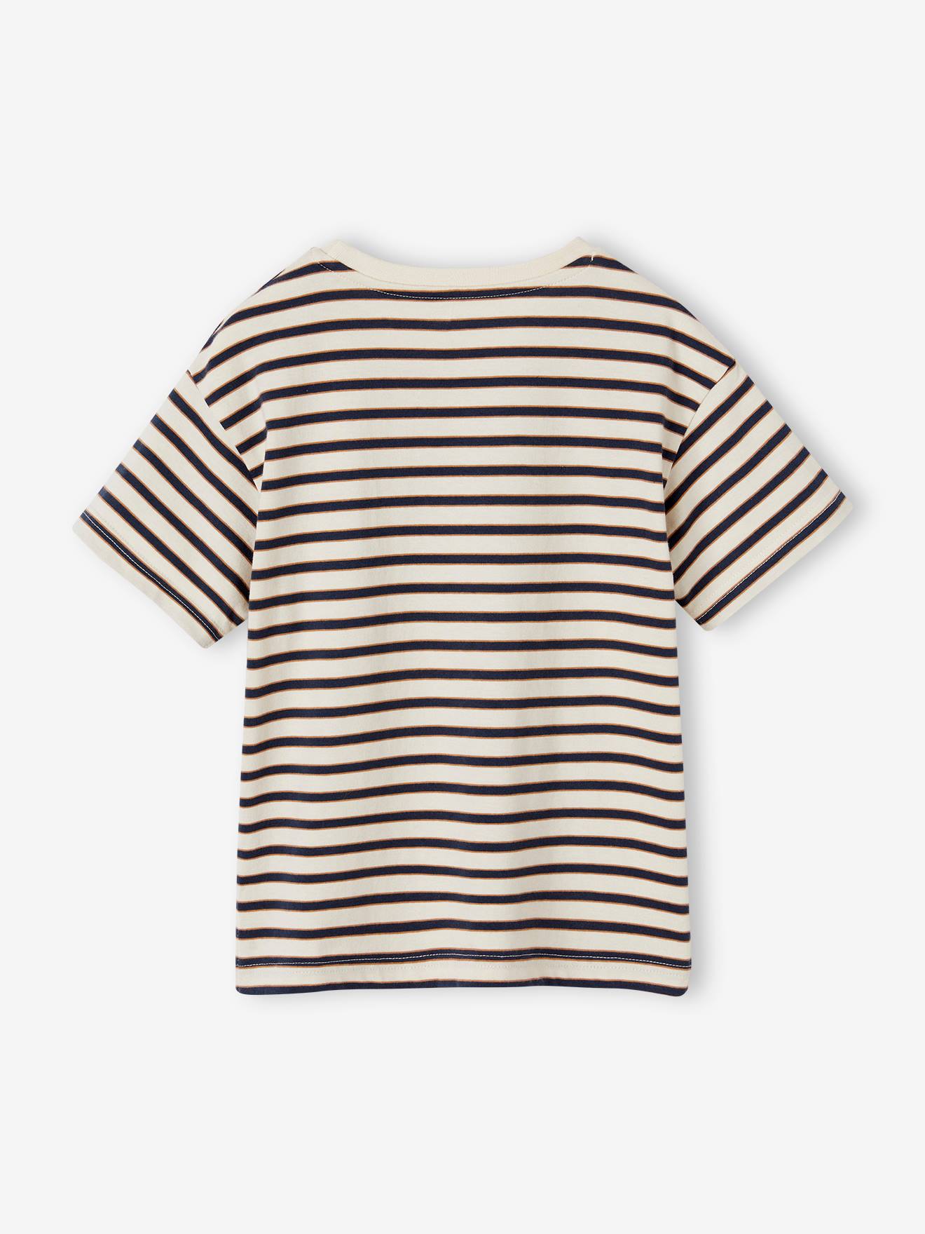 Vertbaudet Jungen T-Shirt Oeko-Tex - marine gestreift