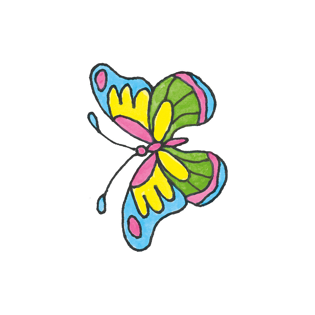 Mini-Tattoos Mädchen, 24 Stück