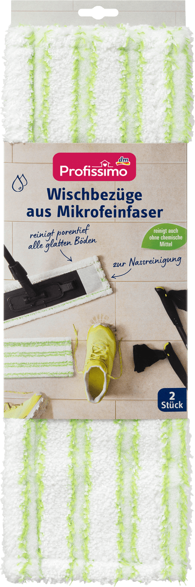Wischbezüge Mikrofeinfaser, 2 St