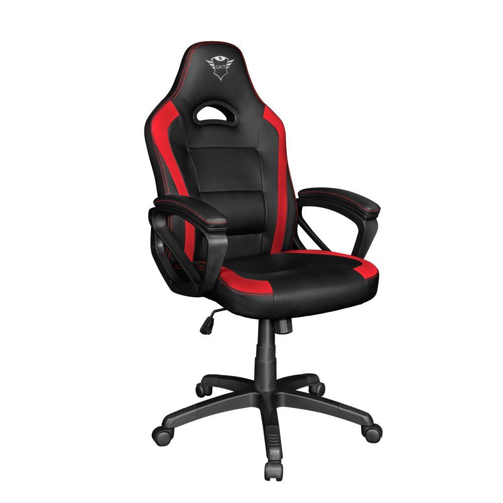 Trust Gaming-Stuhl Trust GXT 701 Ryon Universal-Gamingstuhl Gepolsterter Sitz Schwarz,...