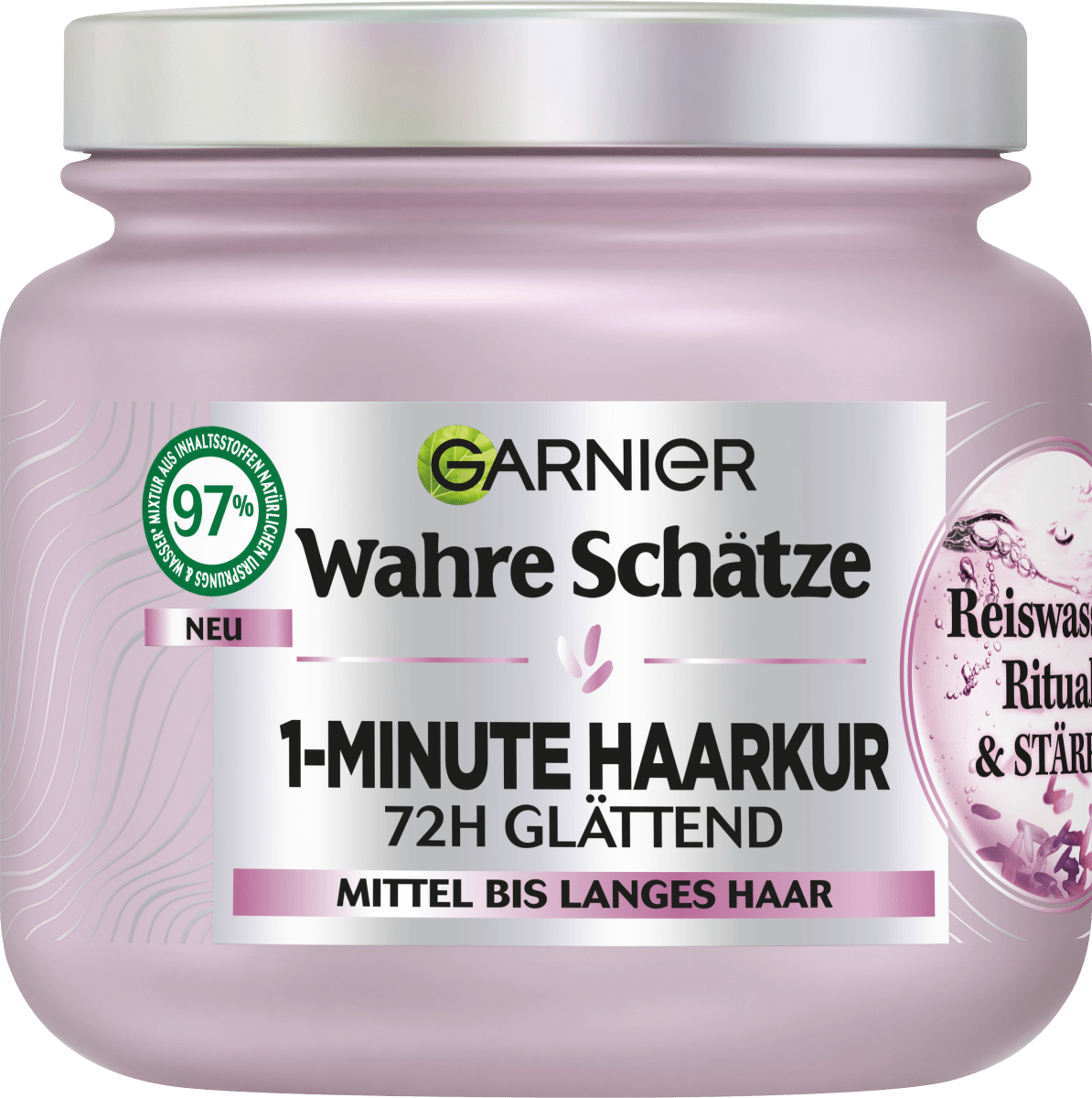 Haarkur 1-Minute Reiswasser Ritual & Stärke, 340 ml