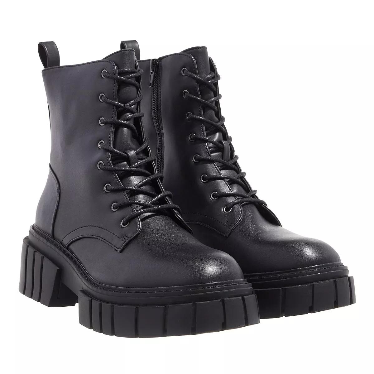 STEVEN MADDEN Stiefeletten schwarz Schnürstiefel