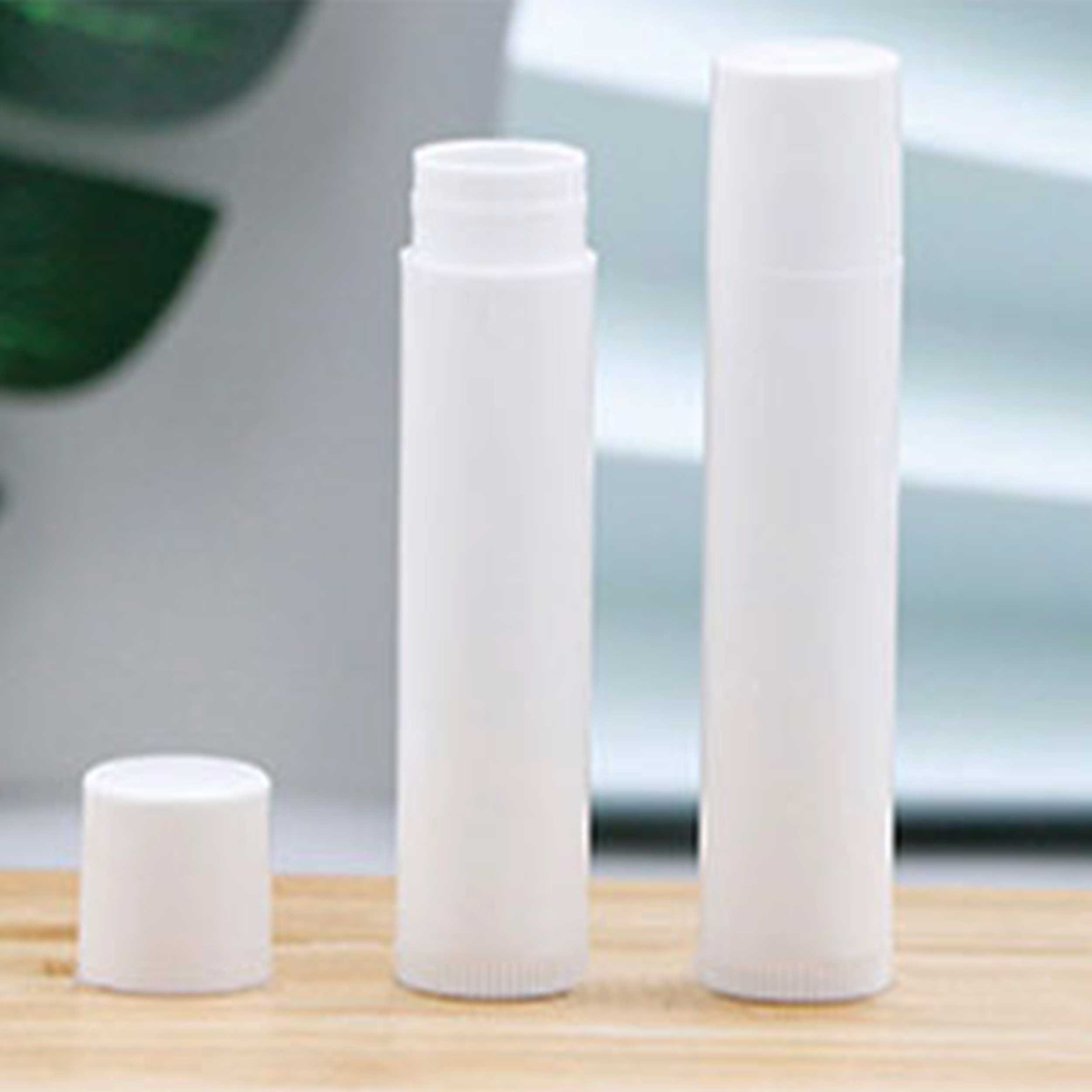 Malantis Lippenpflegemittel Hülsen leer DIY zum selber machen Drehstift Tubes Lippenpflegestift, 50-tlg., leer, ohne Füllung, Do-it-yourself, basteln