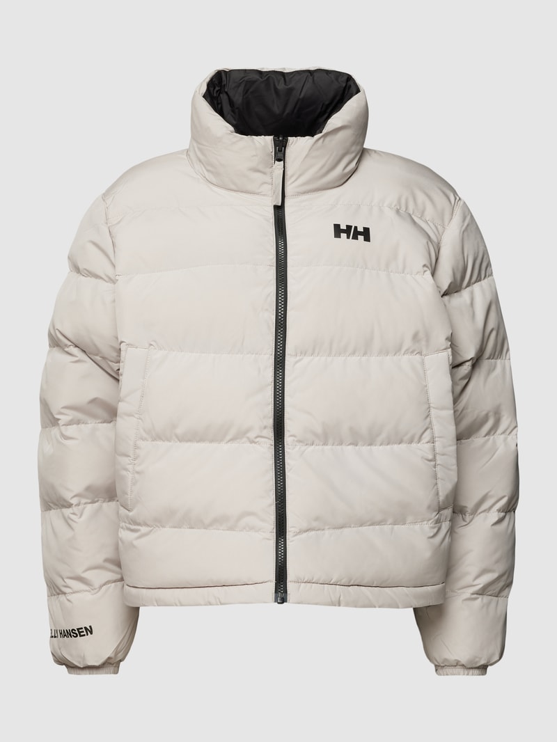Steppjacke mit Wendefunktion in taupe