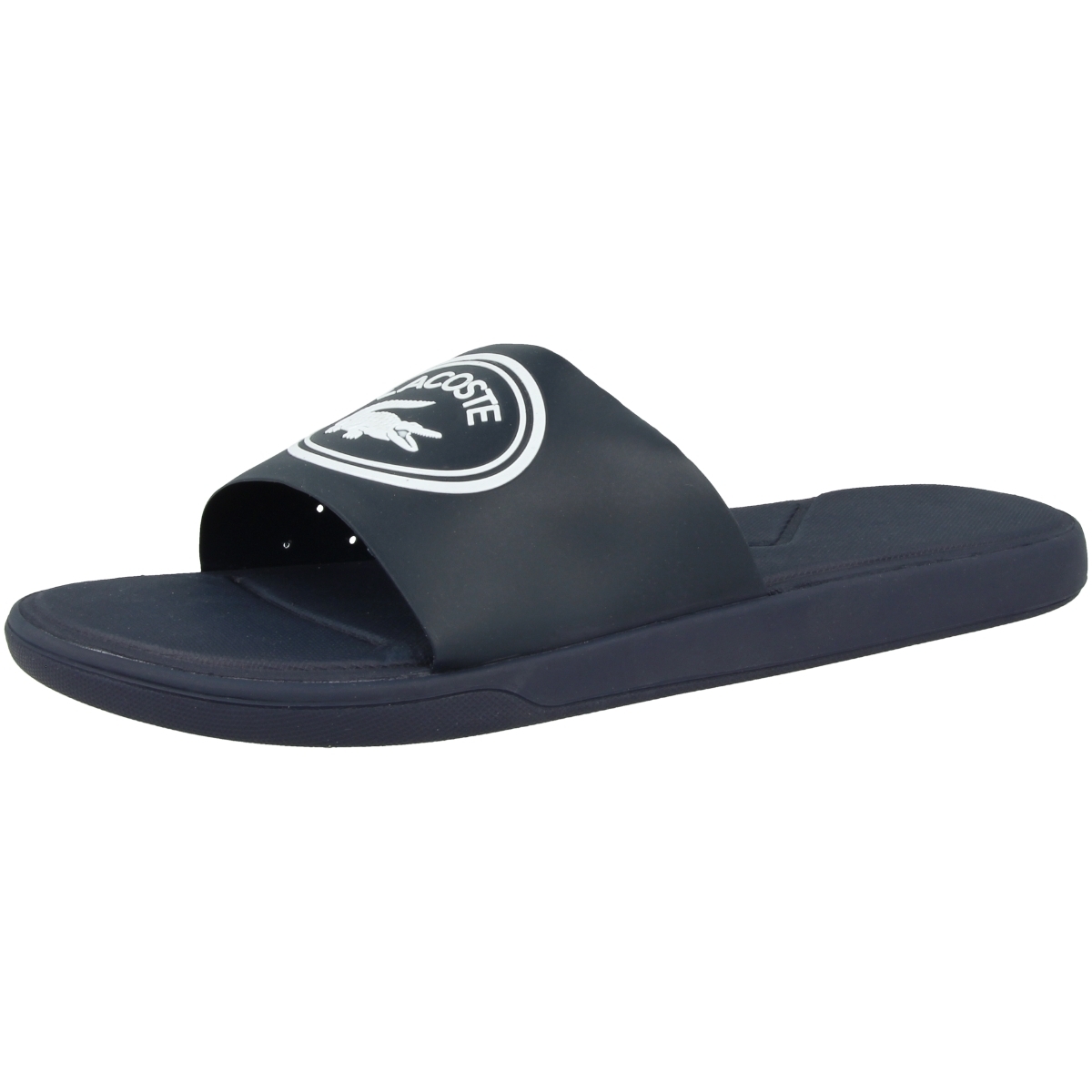 Lacoste L.30 SLIDE 119 3 Badelatschen blau