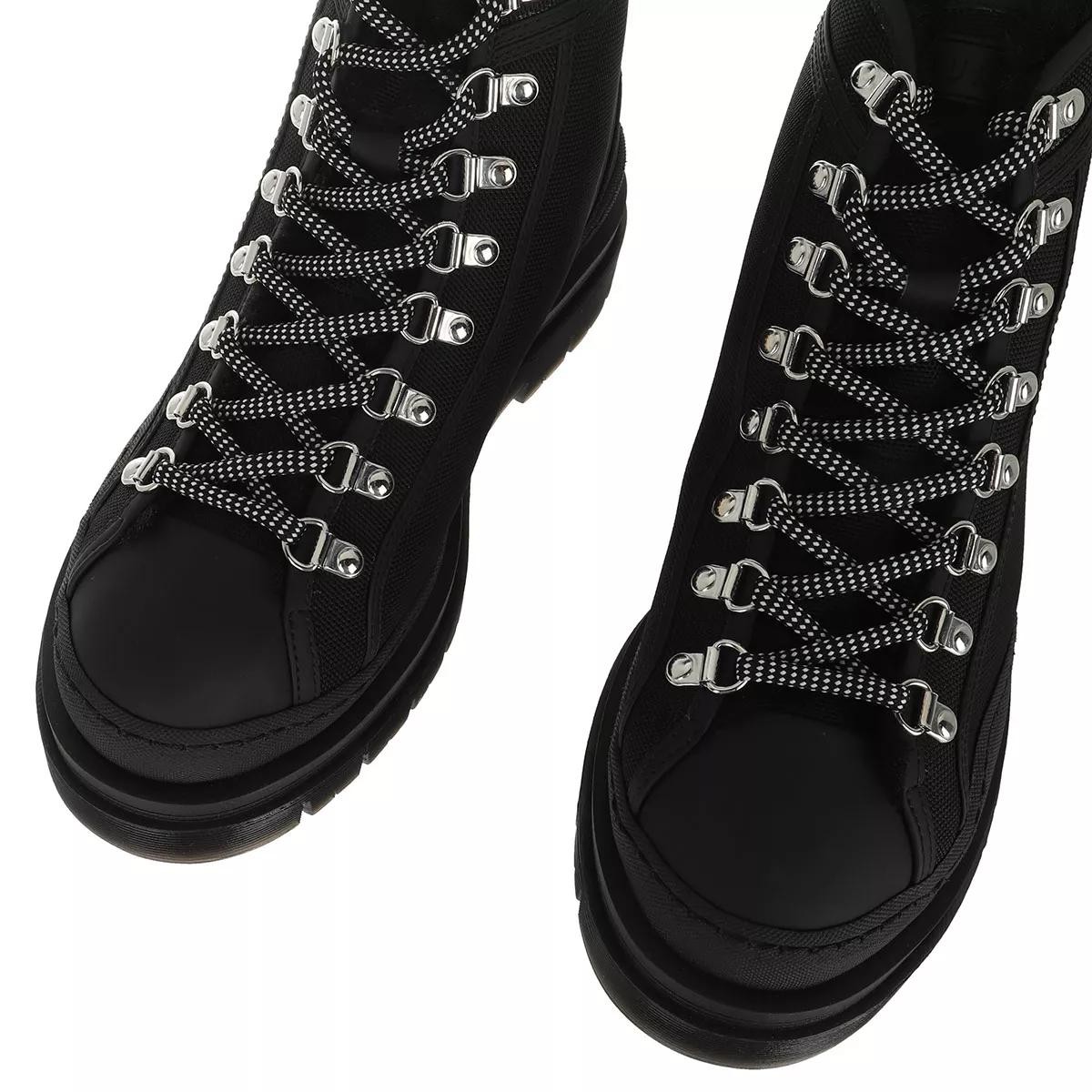 FURLA Stiefeletten schwarz Schnürstiefel