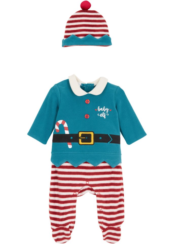 Baby Overall + Mütze (2-tlg. Set) Weihnachten