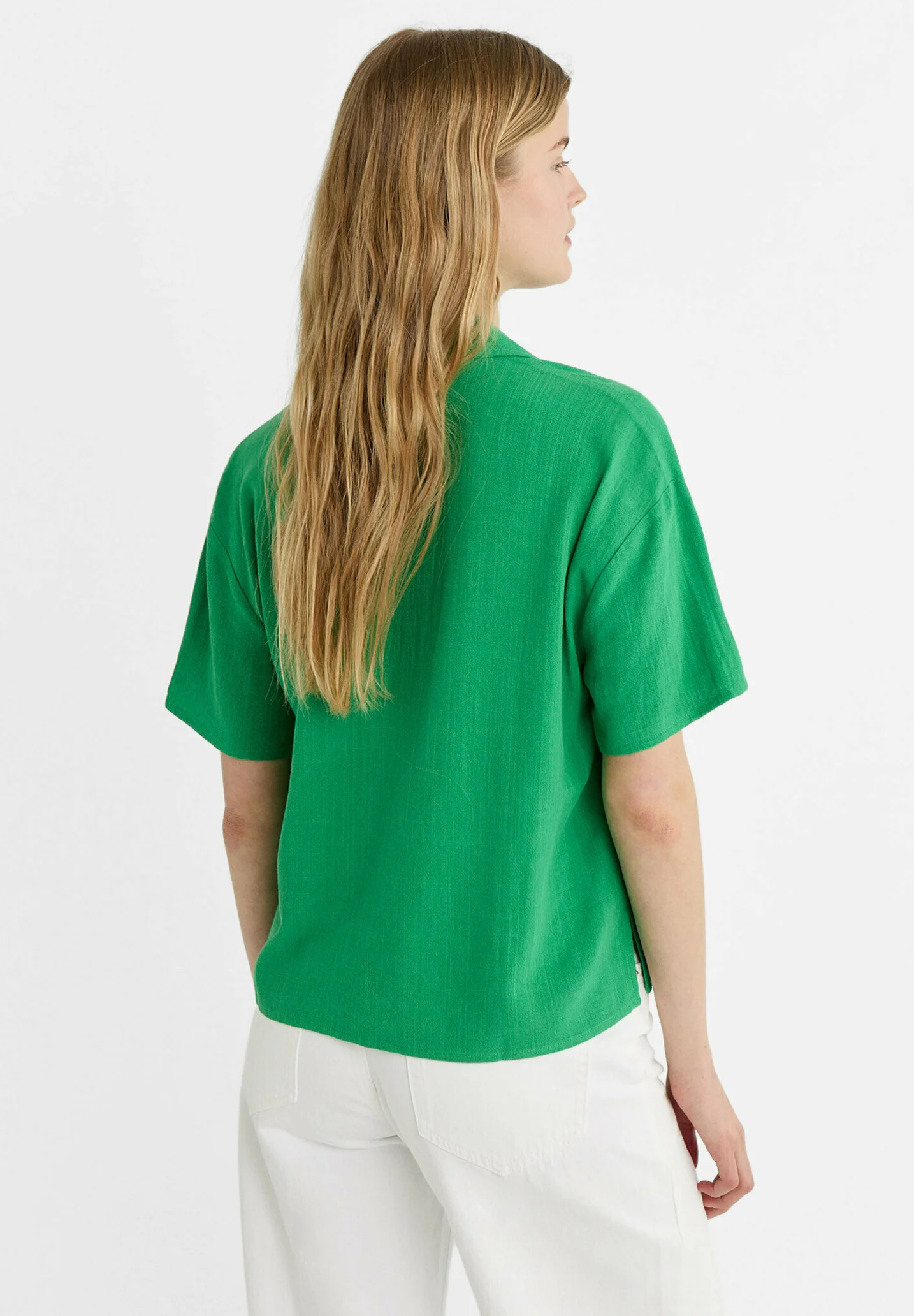 Camisa Stradivarius de manga corta