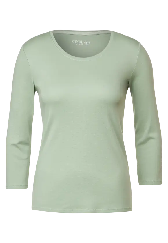 CECIL Basic Shirt mit Rundhals