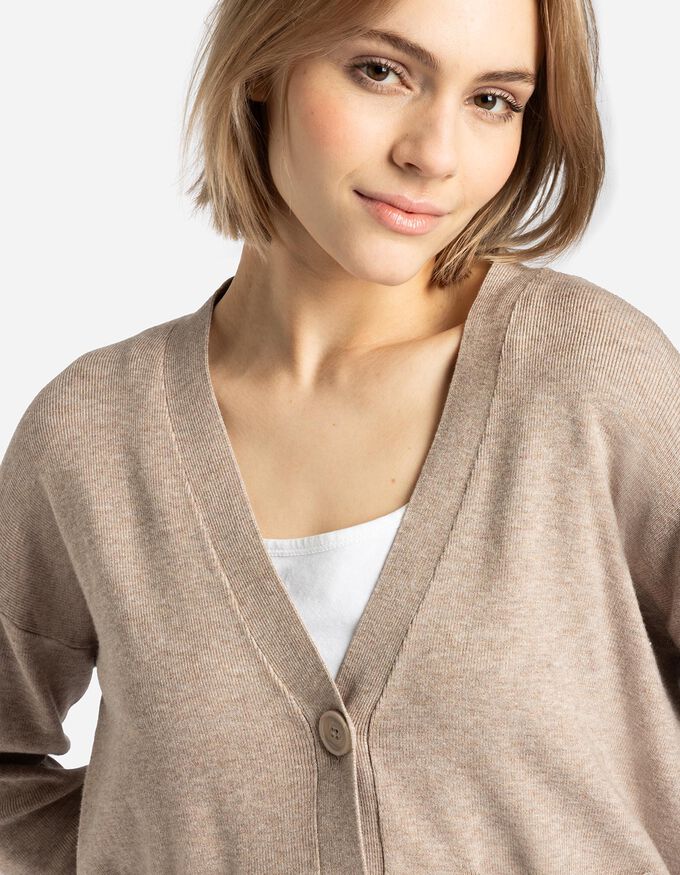 Cardigan - Viskose-Mix