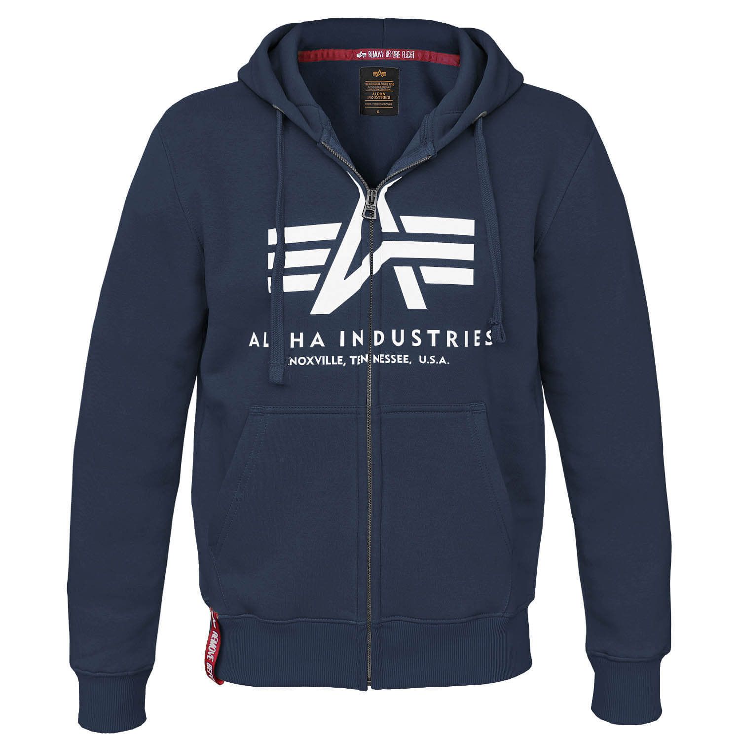 Basic Zip Hoody Kapuzen Jacke