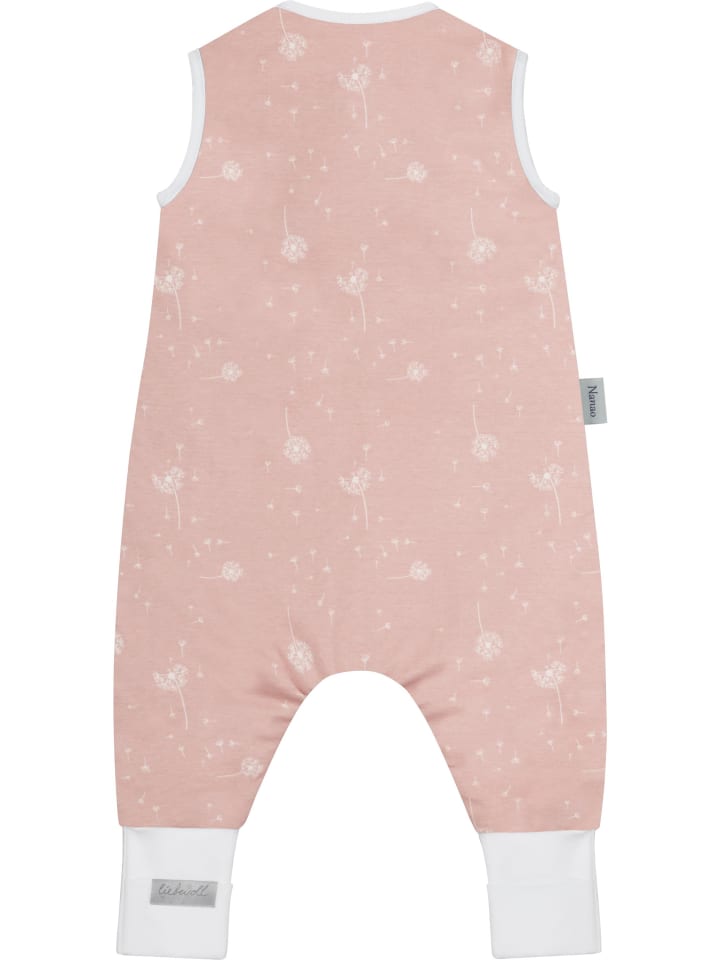 normani Baby Schlafsack mit Füßen aus Bio-Baumwolle Nanao in Rosa günstig kaufen