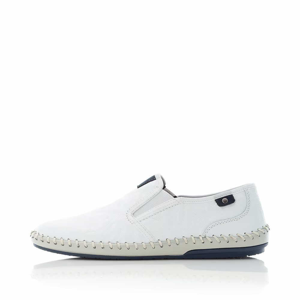 RIEKER Komfort Slipper weiss
