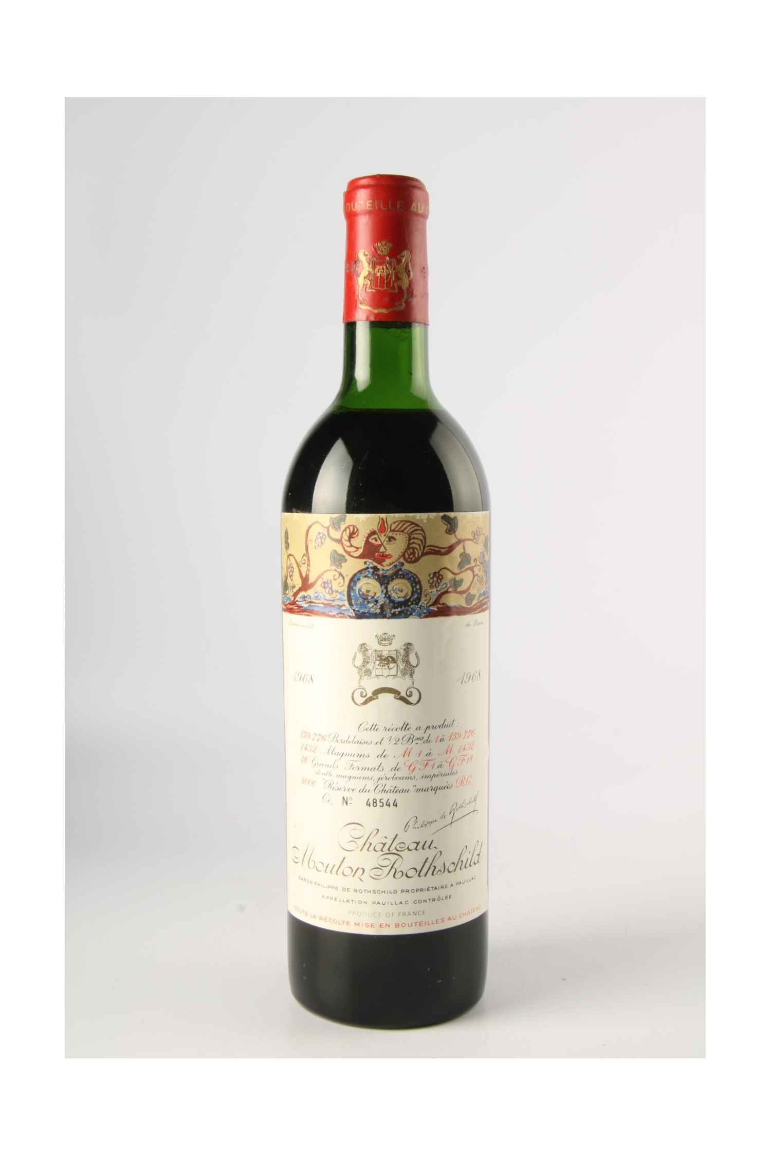 Château Mouton Rothschild 1968, Pauillac