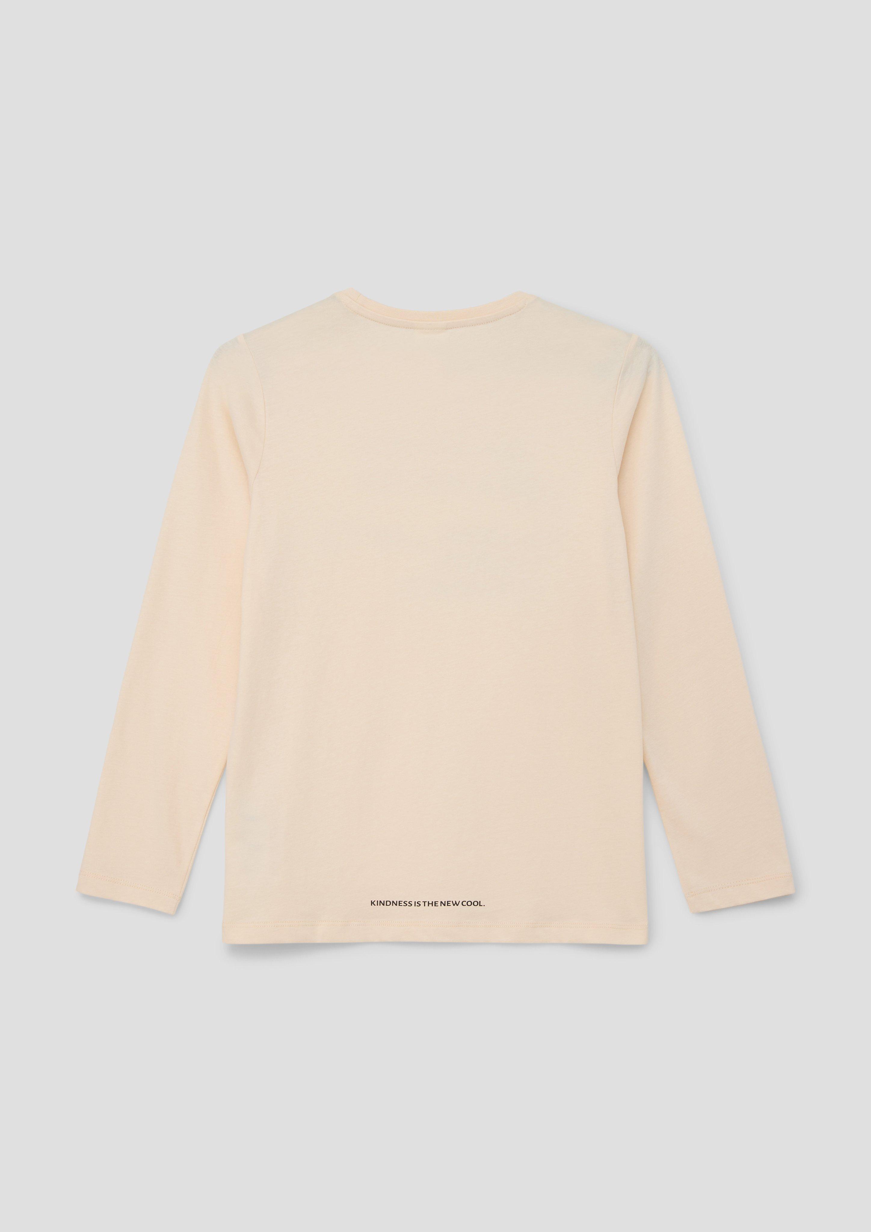 Langarmshirt mit Statement-Print  2140085-0805