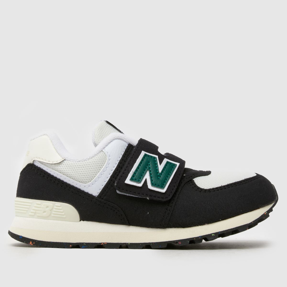 New Balance 574 fekete multiszínű fiú junior cipő
