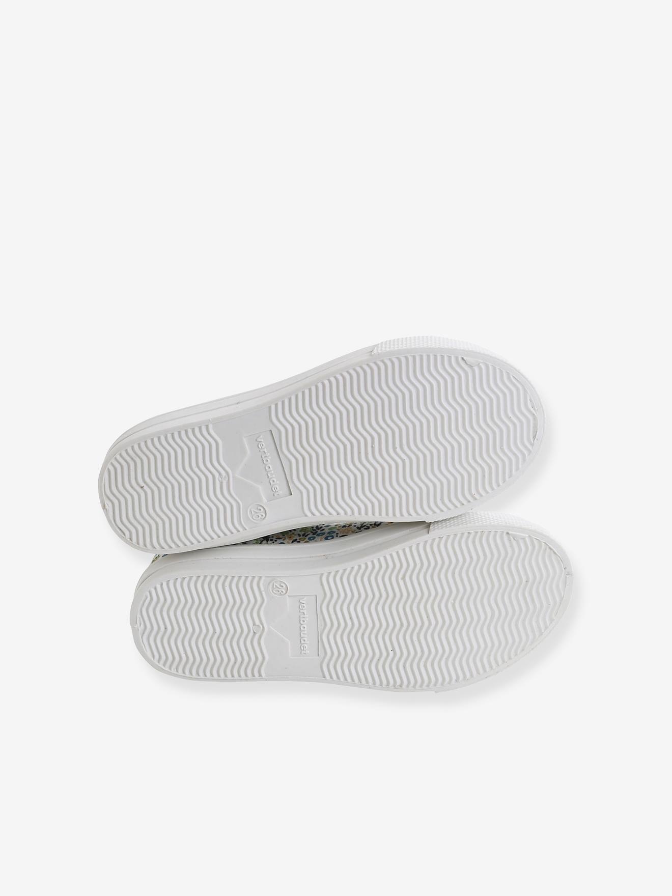 Tennis élastique enfant blanc imprimé