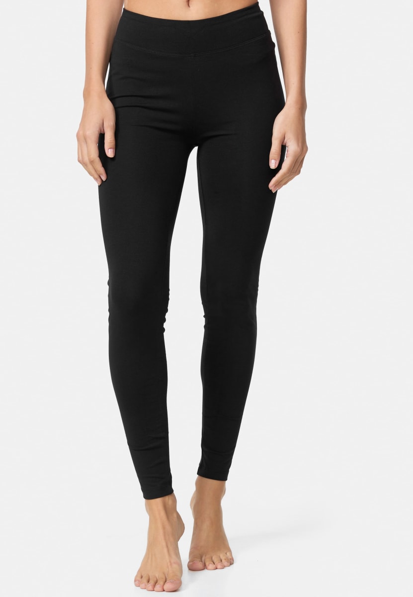 Baumwoll-Leggings schwarz Gr. 38/40, 1 St