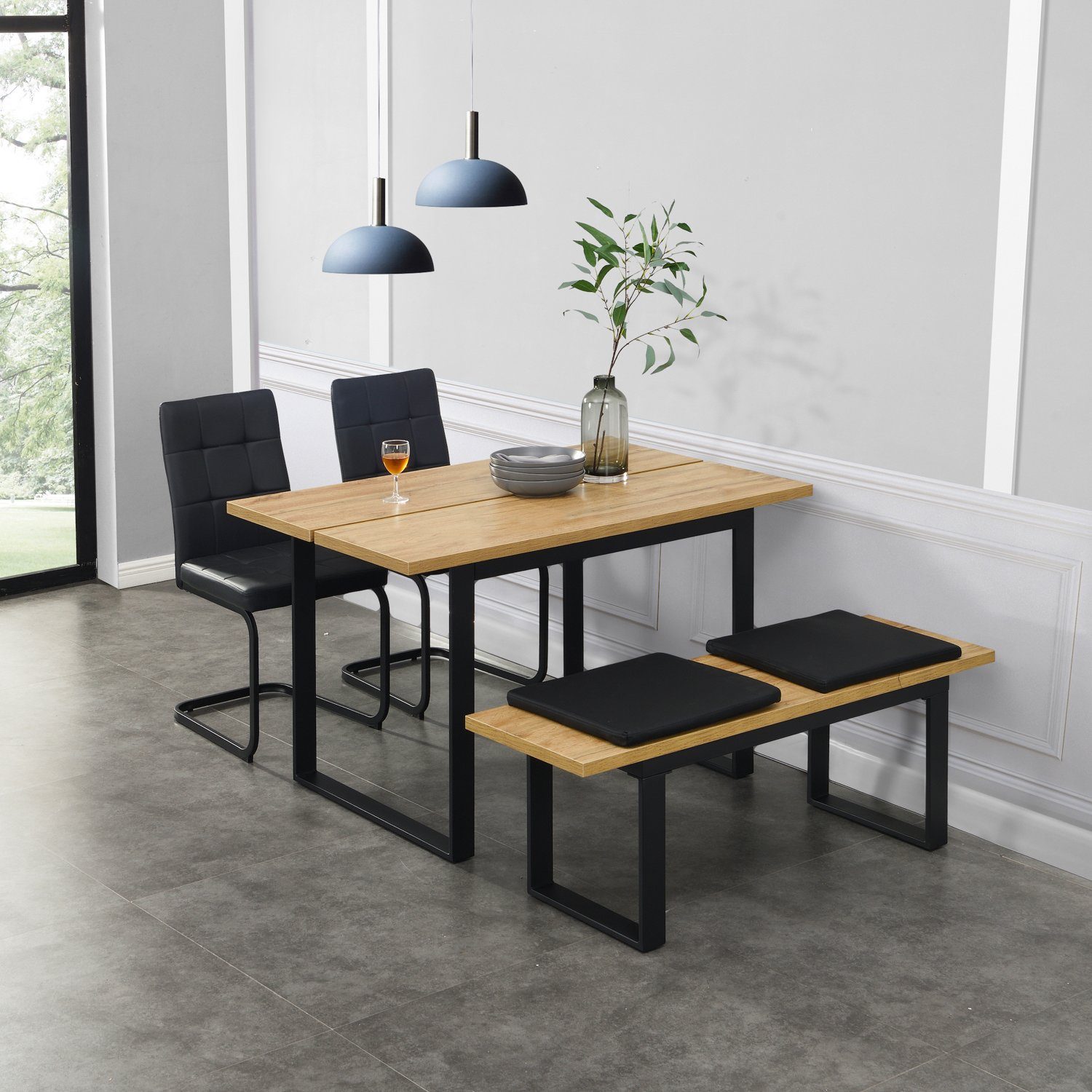 B&D home Esstisch Esstisch JONA, Kufengestell, 120cm