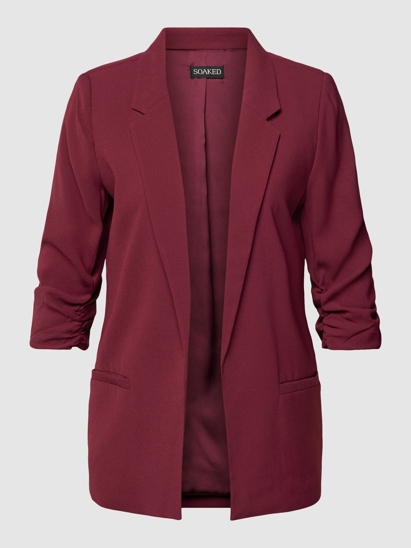 Blazer mit offener Vorderseite Modell 'Shirley' in bordeaux rot