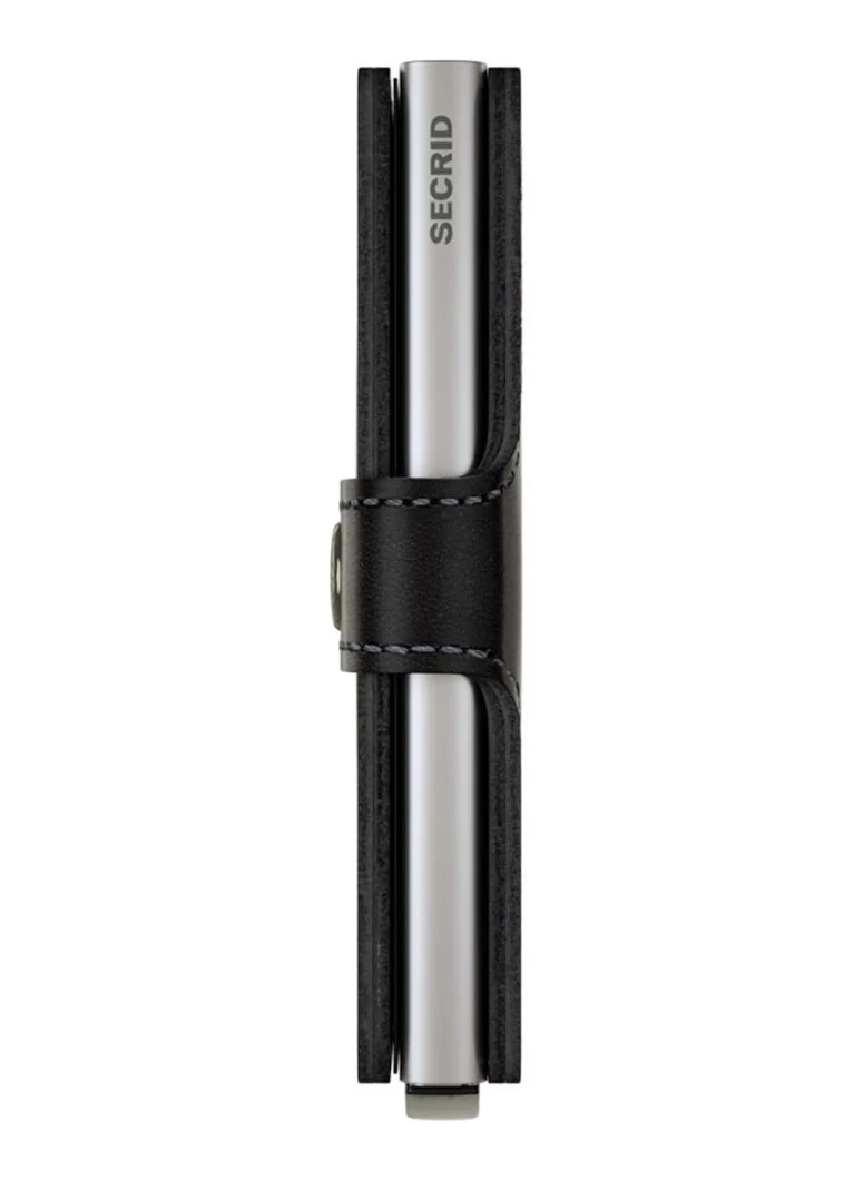 Portofel mini din piele Secrid cu sloturi pentru carduri.