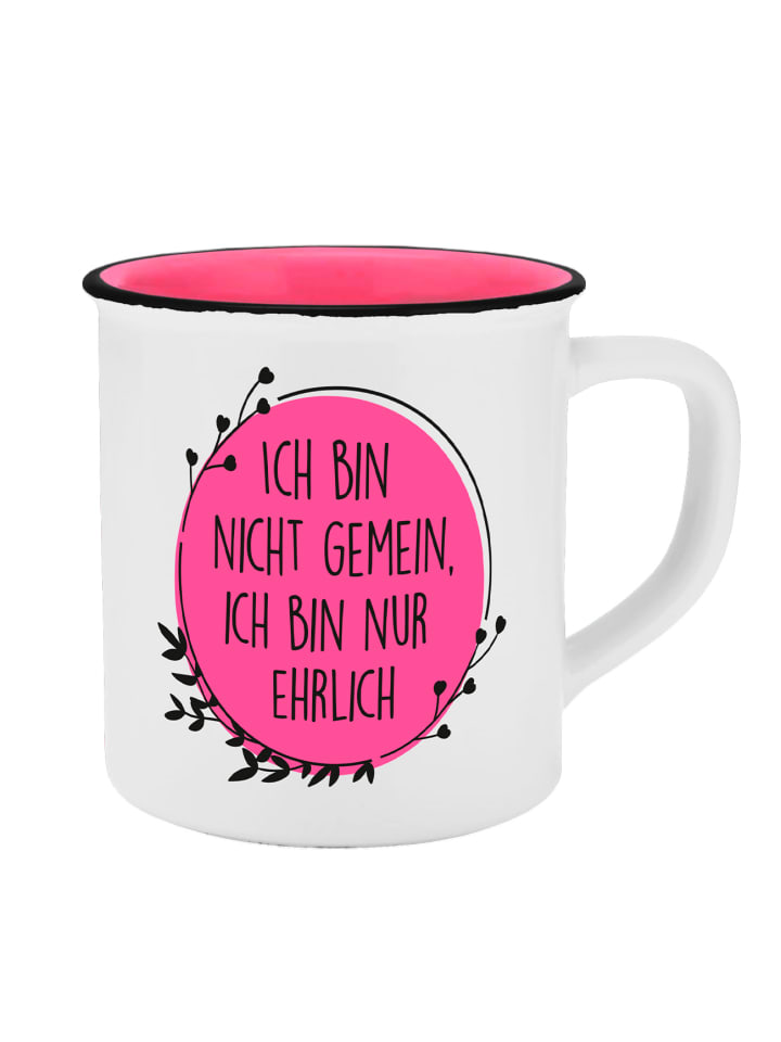 Geda Labels Tasse Ehrlich in Pink - 400ml günstig kaufen onesize