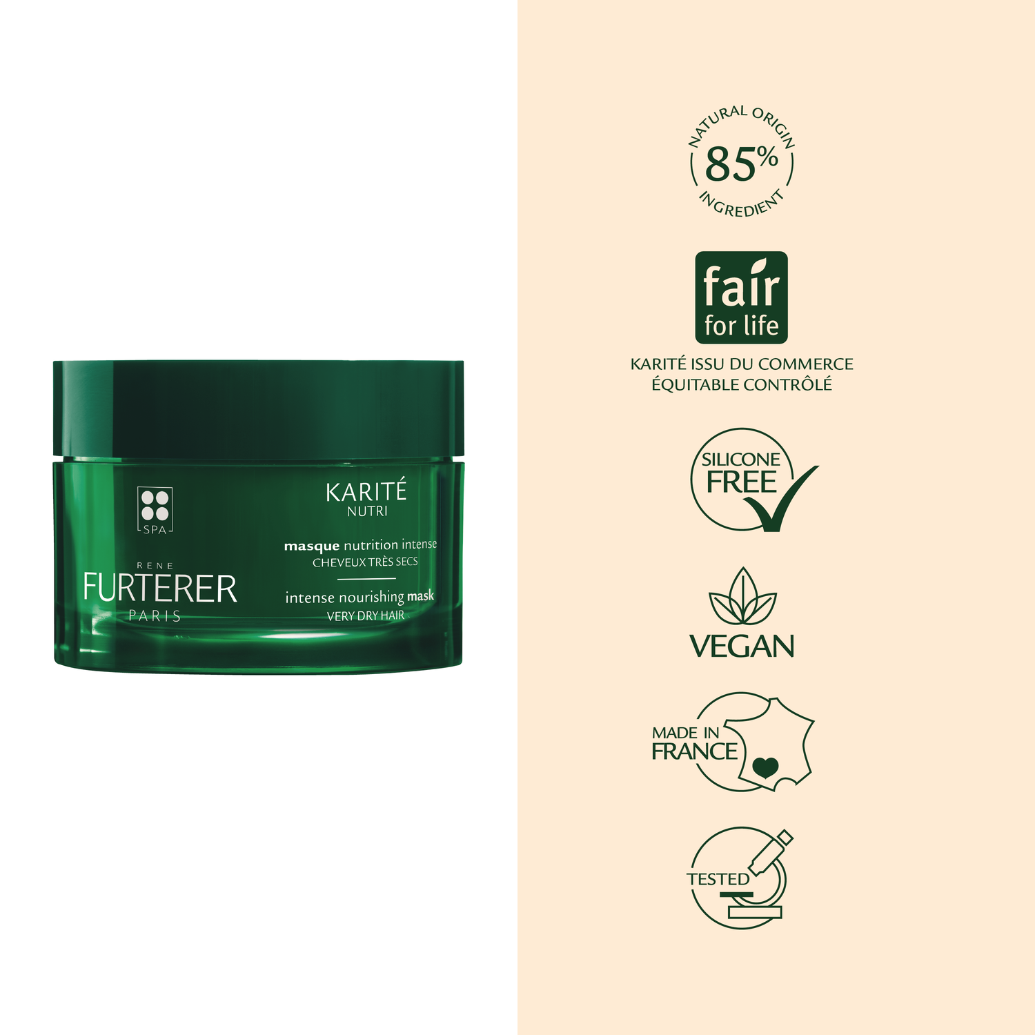 René Furterer Masque Nutrition Intense Karité Nutri - Cheveux secs