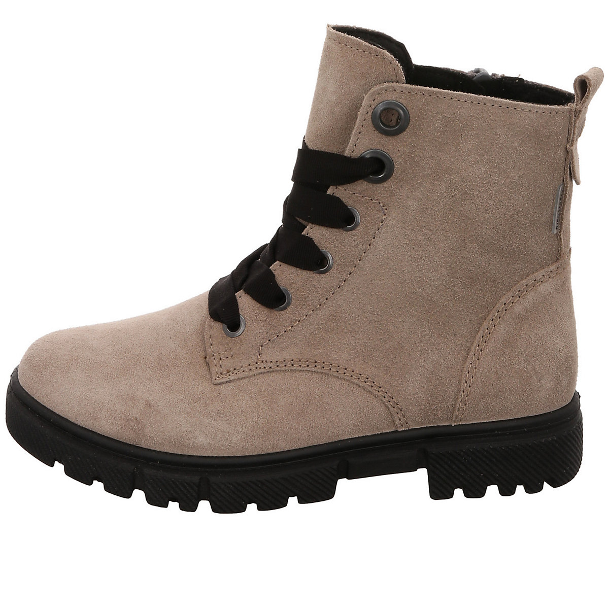 Mädchen Stiefel Schuhe Suri Schnürboots Kinderschuhe Veloursleder uni Halbschuhe