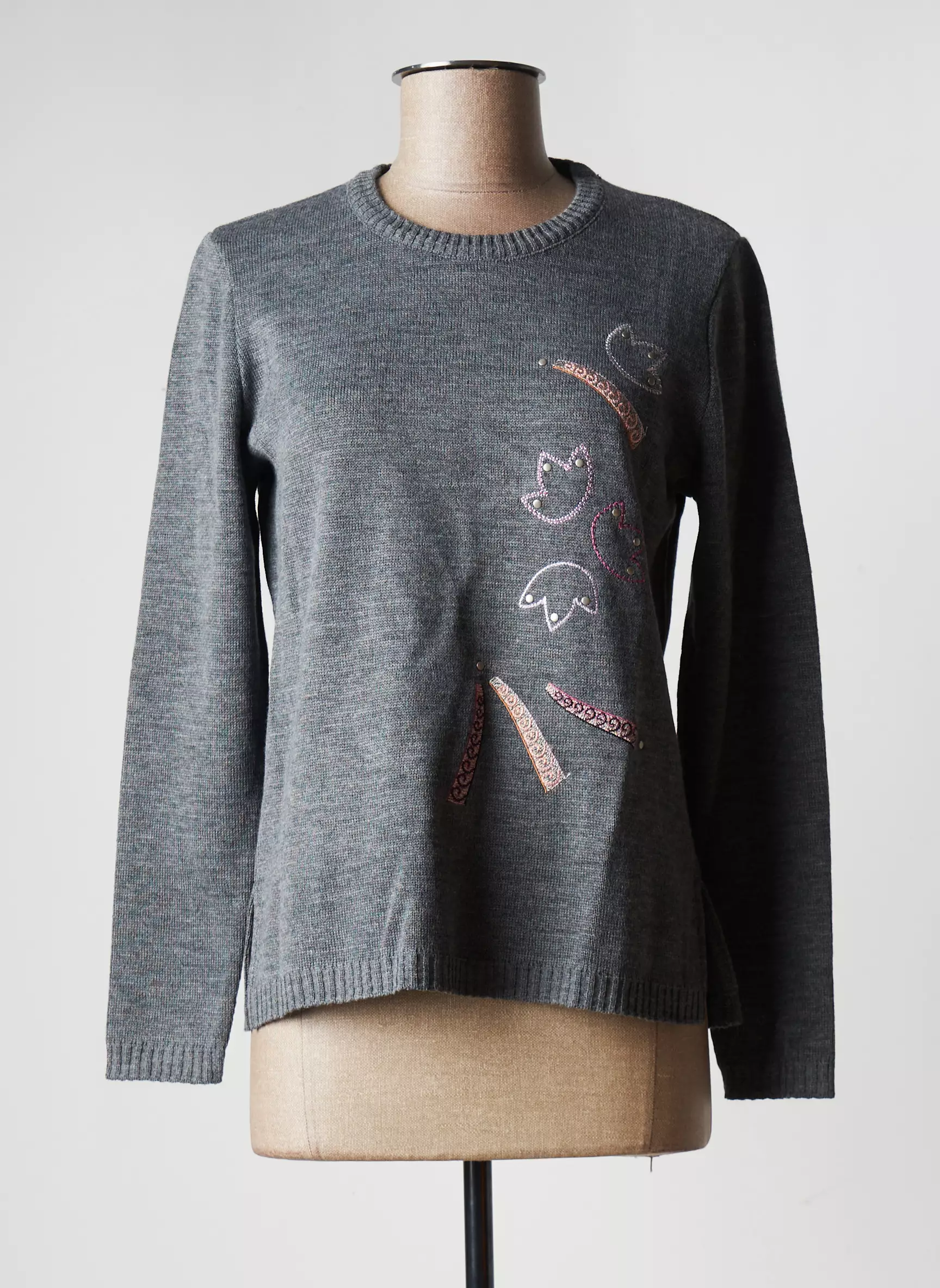 Eleane Pulls Femme couleur gris