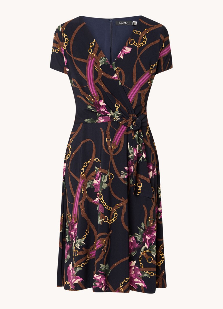 Ralph Lauren Mini haljina s printom i V-izrezom