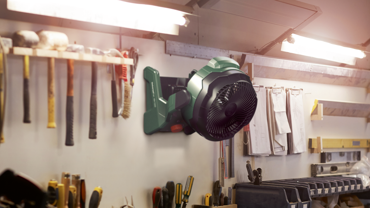 UniversalFan 18V-1000 - 1 x 2,0-Ah-Akku | Ladegerät