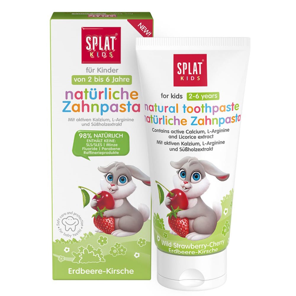 Splat Junior Zahnpasta 2-6 Jahre Wild Strawberry-Cherry 50 ml