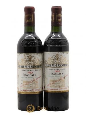 Château Lascombes 2ème Grand Cru Classé  1982 - Lot de 2 Bouteilles