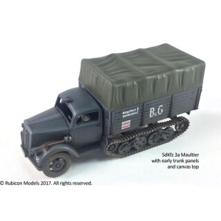 Sd.Kfz. 3a Maultier 2 ton Half-Track Cargo Truck