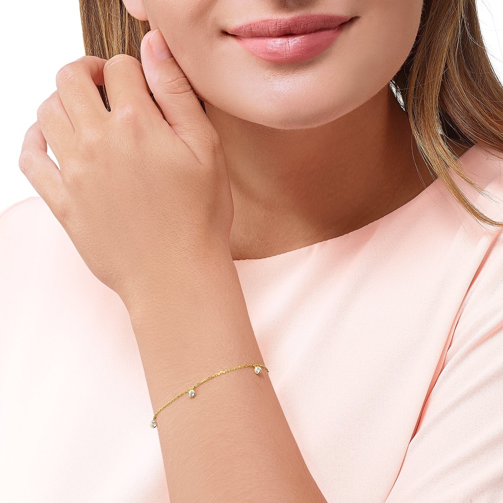 FAVS Bracelet 375 Or jaune Bracelet