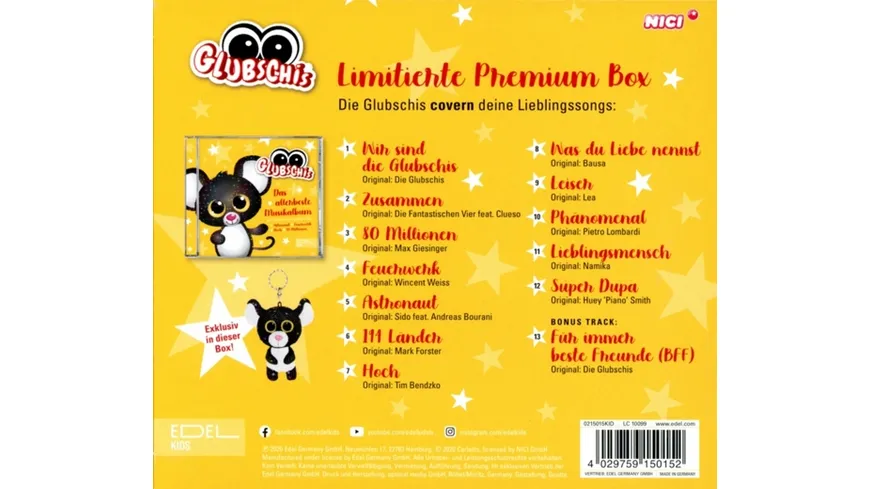 Glubschis-Das Allerbeste Musikalbum-Limited-Box