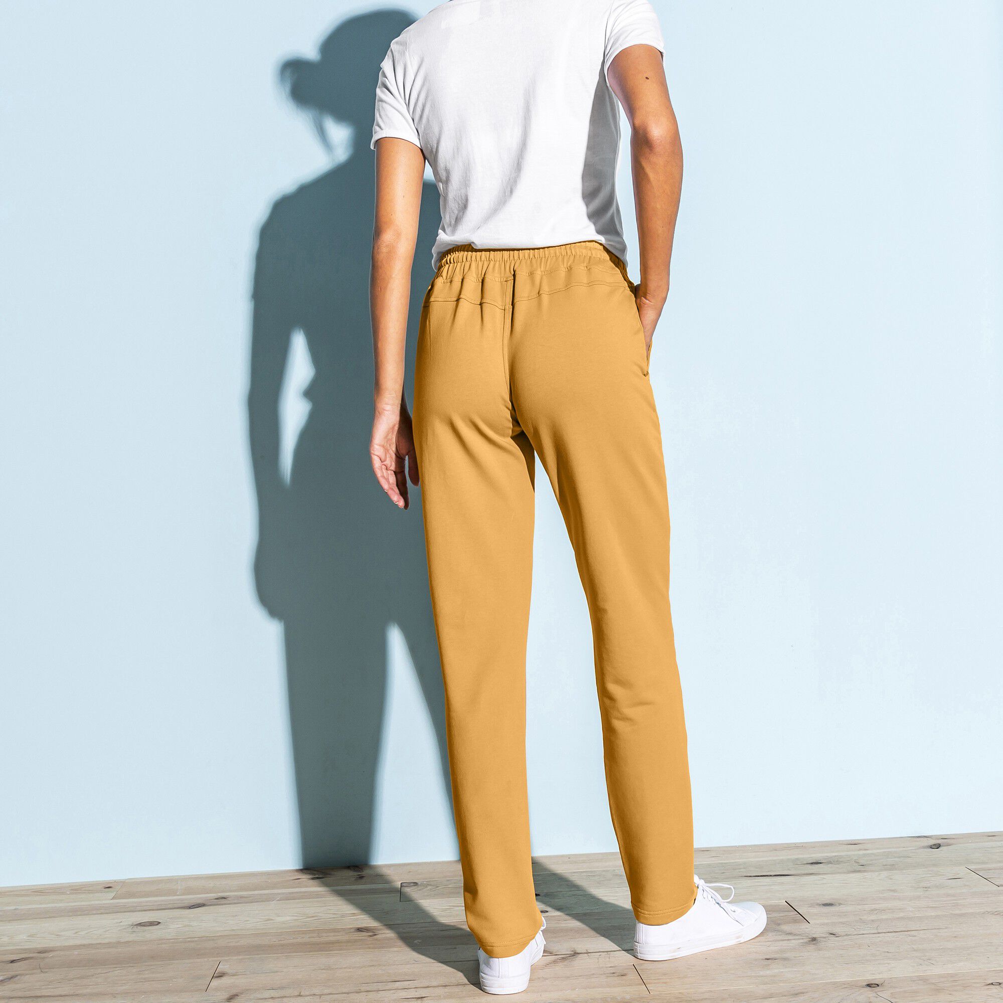 Pantalon jogpant ceinture élastiquée molleton
