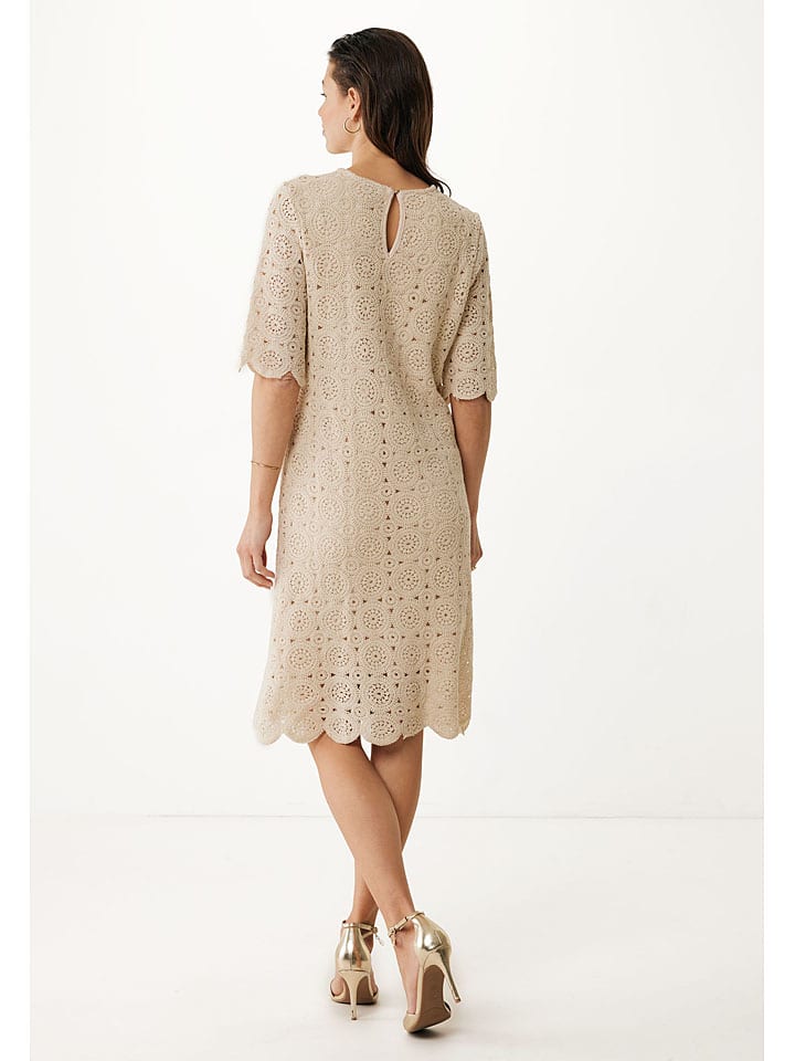 Mexx Kleid in Beige günstig kaufen
