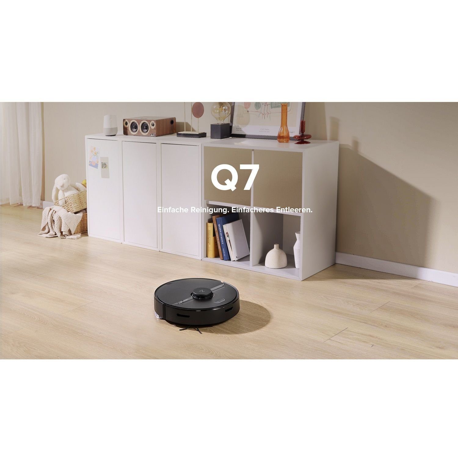 Roborock Akku-Hand-und Stielstaubsauger Q7 Vacuum Cleaner Saug- Wischroboter LiDAR Navigation 2700Pa, 58 W