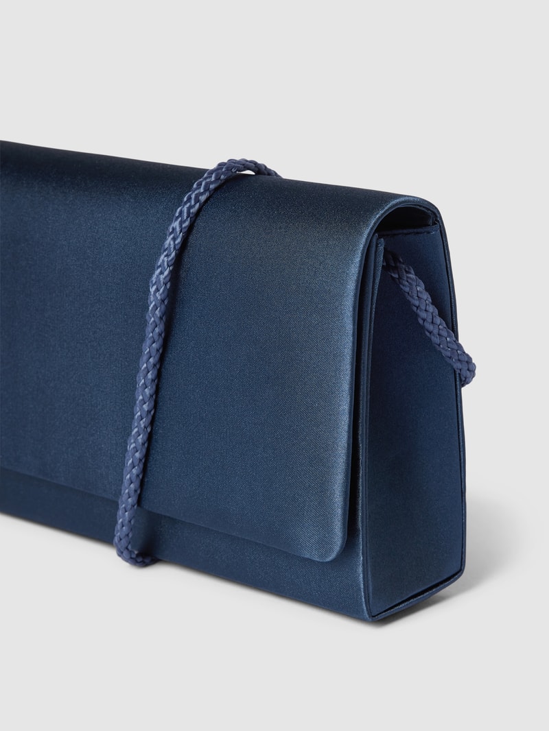 Umhängetasche aus Satin in marineblau